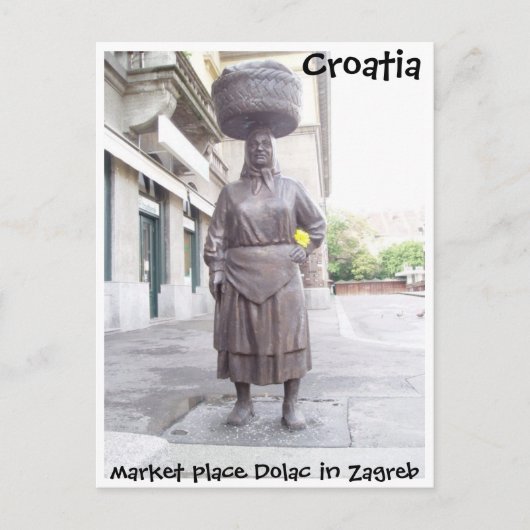 Kroatië - Zagreb Briefkaart (Voorkant)