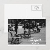 Kroatië - Zagreb Briefkaart (Voorkant / Achterkant)
