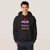 Kroatië zegt dat ik de Kroatische vlag Herita moet Hoodie (Voorkant volledig)