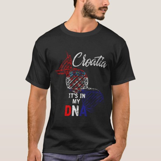 Kroatien DNA T-shirt (Voorkant)