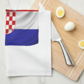 Kroatien Fan Design Theedoek (Quarter Fold)