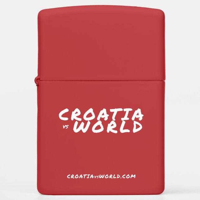 KROATIËvsWORLD Red (Voorkant)