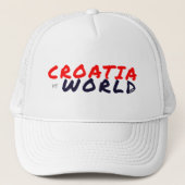 KROATIËvsWORLD White Trucker Pet (Voorkant)