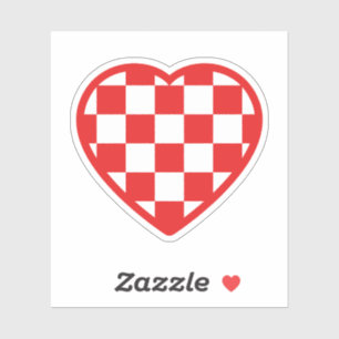 Kroatisch Hart Sticker