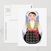 Kroatisch, Istrian Matryoshka Briefkaart (Voorkant / Achterkant)