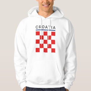 Kroatisch schaakbord hoodie