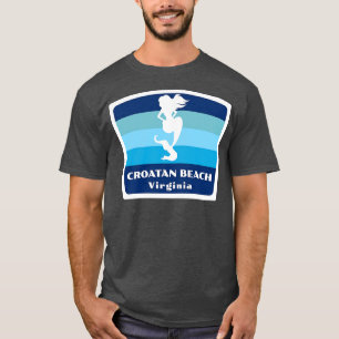 Kroatisch Strand Virginia VA Strand Zwemmen Zeemee T-shirt