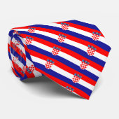 Kroatisch Stropdas vlaggenpatroon (Opgerold)