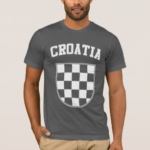 Kroatisch symbool t-shirt