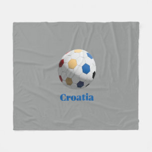Kroatisch Voetbal Fleece Deken