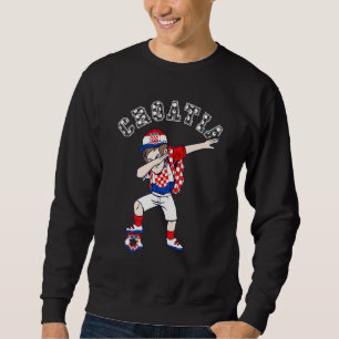 Kroatisch Voetbal Team Dabbing Boy Kroatisch Trui