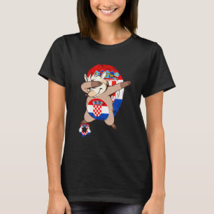 Kroatisch voetbalteam Kroatië - vlaggen T-shirt