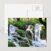 Kroatisch watervalBriefkaart Briefkaart (Voorkant / Achterkant)