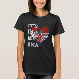 Kroatische duimhars in mijn DNA Kroatische wortels T-shirt