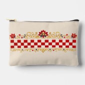 Kroatische Folk Pattern Accessoiretas Etui (Voorkant)