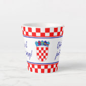 Kroatische Goedemorgen Dobro Jutro Latte Mok (Voorkant)
