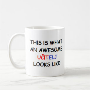 kroatische leraar ucitelj , geweldige mok koffie