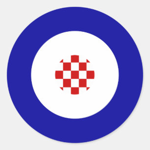 Kroatische mod ronde Sticker