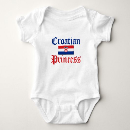 Kroatische prinses 1 romper (Voorkant)