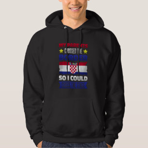 Kroatische roots Kroatische erfgoed Trotse Cro Hoodie