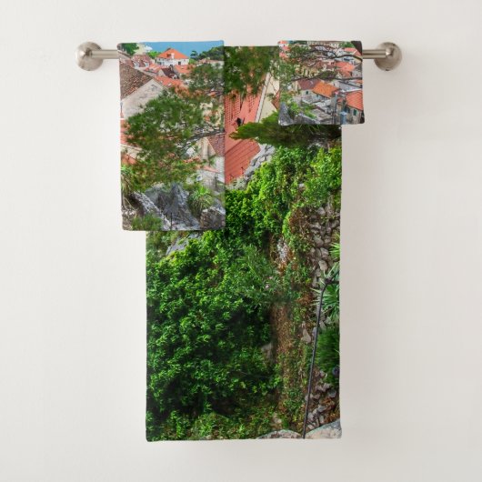 Kroatische stad Omis. Bad Handdoek (Insitu)