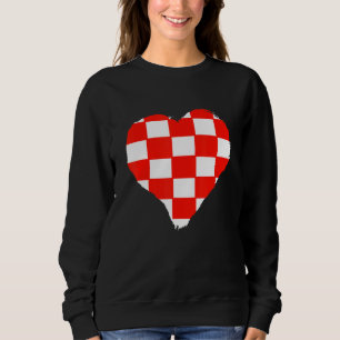 Kroatische trots Kroatische vlag Hr Trui