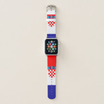 Kroatische vlag Apple Watch Band