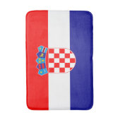 Kroatische vlag badmat (Voorkant Verticaal)