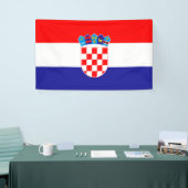 Kroatische vlag Banner (Beurs)