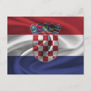 Kroatische vlag briefkaart