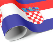 Kroatische vlag cadeaupapier (Rol Hoek)