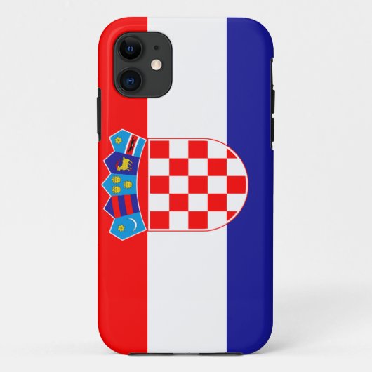 Kroatische vlag Case-Mate iPhone case (Achterkant)