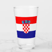 Kroatische vlag  glas (Voorkant)
