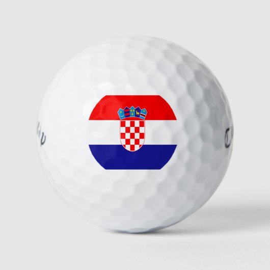 Kroatische vlag golfballen (Voorkant)