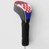 Kroatische vlag golfheadcover (Schuin)