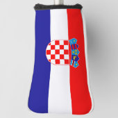 Kroatische vlag golfheadcover (Draai 90)