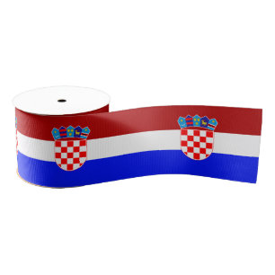 Kroatische vlag grosgrain lint