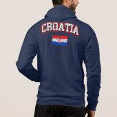 Kroatische vlag hoodie (Achterkant)