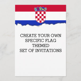 Kroatische vlag kaart