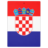 Kroatische vlag klembord (Achterkant)