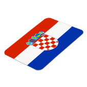 Kroatische vlag magneet (Linkerzijde)
