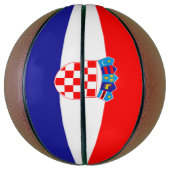 Kroatische vlag mini basketbal (Verticaal)