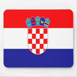 Kroatische vlag muismat