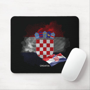 Kroatische vlag muismat