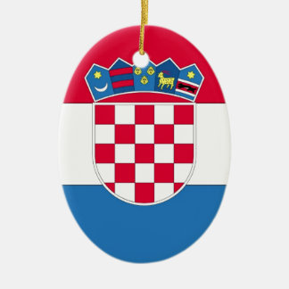Kroatische vlag of vlag van Kroatië Keramisch Ornament
