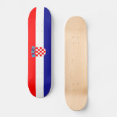 Kroatische vlag skateboard (Voorkant)