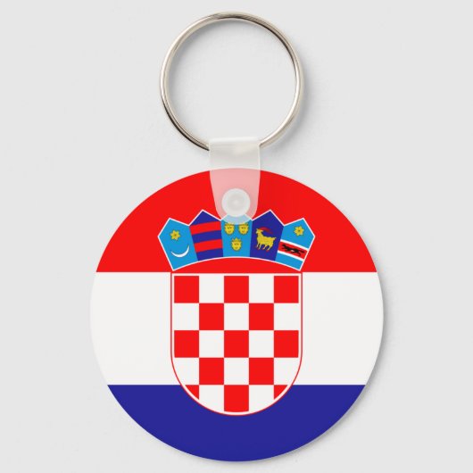 Kroatische vlag sleutelhanger (Voorkant)