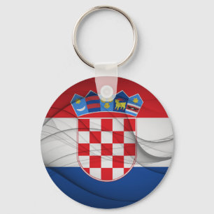 Kroatische vlag sleutelhanger