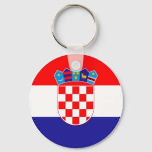 Kroatische vlag sleutelhanger