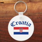 Kroatische vlag sleutelhanger (Voorkant)